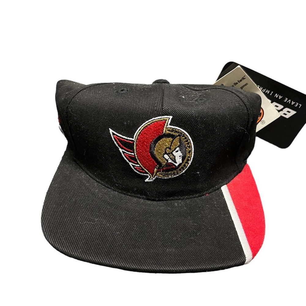 Deadstock‎ Ottawa senators NHL Bauer Mens Hat Black NWT one size